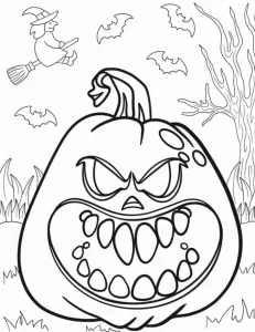 coloriage Halloween et découpage à imprimer