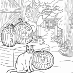 coloriage Halloween pour enfants a imprimer