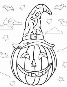 coloriage Halloween à imprimer gratuit