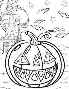 coloriage Halloween a imprimer