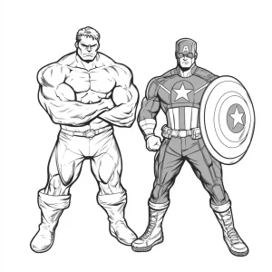 coloriage Hulk pour enfant gratuit