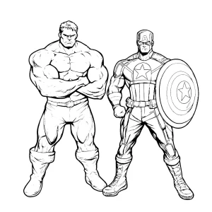 coloriage Hulk a dessiner en ligne