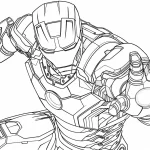 imprimer coloriage Iron Man