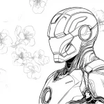 coloriage Iron Man gratuit en ligne