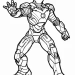 coloriage Iron Man en ligne