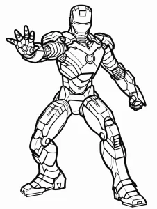 coloriage Iron Man en ligne