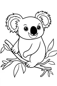 coloriage Koala d
