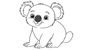 coloriage Koala d
