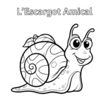 coloriage L’Escargot Amical gratuit en ligne