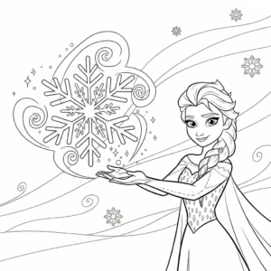 coloriage La Reine Des Neiges update en ligne