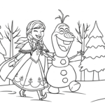 coloriage La Reine Des Neiges update gratuit a imprimer