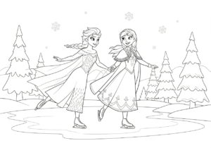 coloriage La Reine Des Neiges update a imprimer