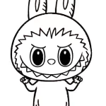 coloriage Labubu a imprimer