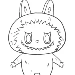 coloriage Labubu à imprimer pour enfant de 10 ans