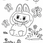 coloriage Labubu pour enfant de 7 ans