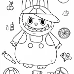 coloriage Labubu a colorier en ligne