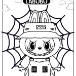 coloriage Labubu pour enfant a imprimer gratuit