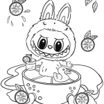 coloriage Labubu a colorier en ligne gratuitement