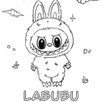 coloriage Labubu pour primaire