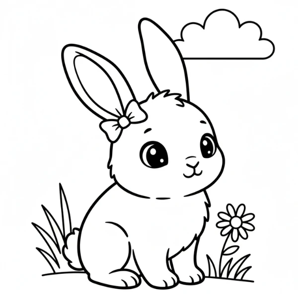 Tranh tô màu Lapin