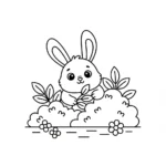 coloriage Lapin a imprimer