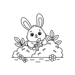 coloriage Lapin a imprimer
