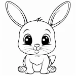coloriage Lapin pour enfant de 10 ans