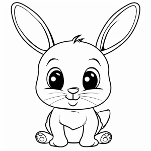 coloriage Lapin pour enfant de 10 ans