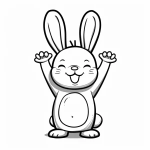 coloriage Lapin pour enfants a imprimer gratuit