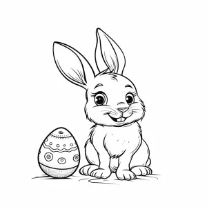 coloriage Lapin à imprimer