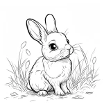 coloriage Lapin à imprimer pdf gratuit