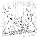 coloriage Lapin pour enfant de 3 ans