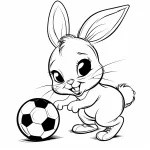 coloriage Lapin et découpage à imprimer