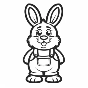 coloriage Lapin pour enfants a imprimer gratuit