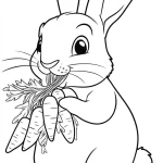 coloriage Lapin a dessiner et imprimer