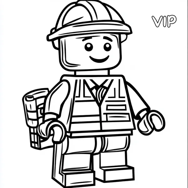 Tranh tô màu Lego