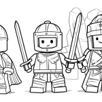 coloriage Lego a colorier en ligne