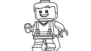 coloriage Lego pour enfant de à imprimer