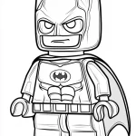 coloriage Lego à imprimer pour enfant de 9 ans