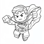 coloriage Lego et decoupage a imprimer gratuit