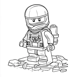 coloriage Lego pour enfant de 10 ans