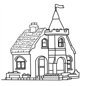 coloriage Lego a colorier en ligne gratuitement