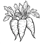 coloriage Légumes pour bebe a imprimer