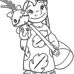 coloriage Lilo à imprimer gratuitement pdf