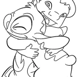 coloriage Lilo pour primaire