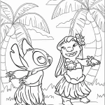 image de coloriage Lilo Et Stitch pour enfant