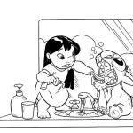 coloriage Lilo Et Stitch pour enfants