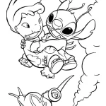 coloriage Lilo Et Stitch et dessin a imprimer