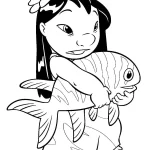 coloriage Lilo Et Stitch d