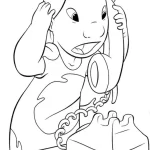 coloriage Lilo Et Stitch à imprimer pdf gratuit